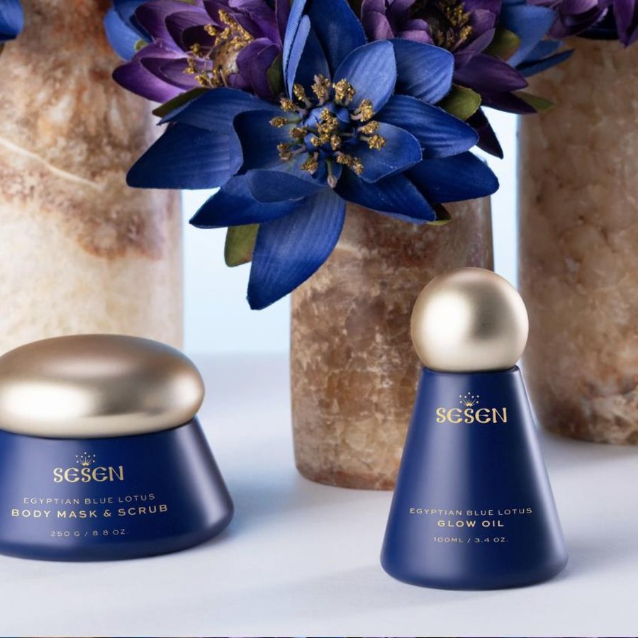 The Egyptian Blue Lotus Luxury Beauty Set